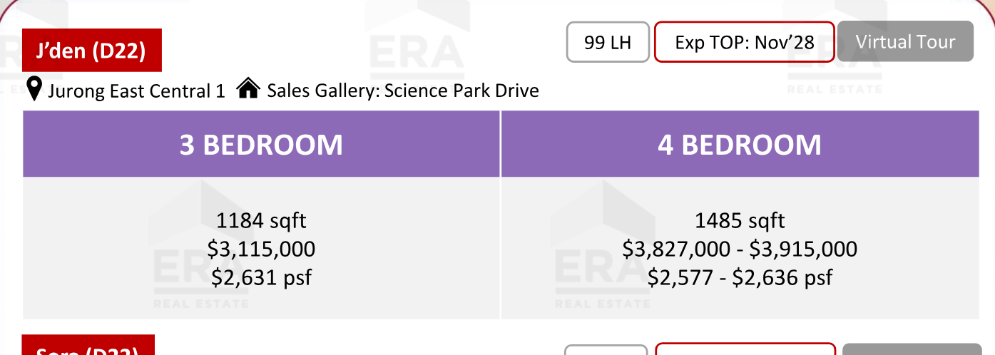 J'den — units & pricing