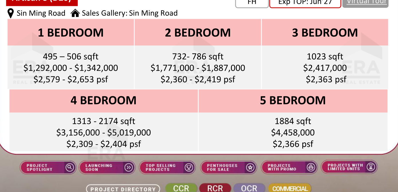 Artisan 8 — units & pricing
