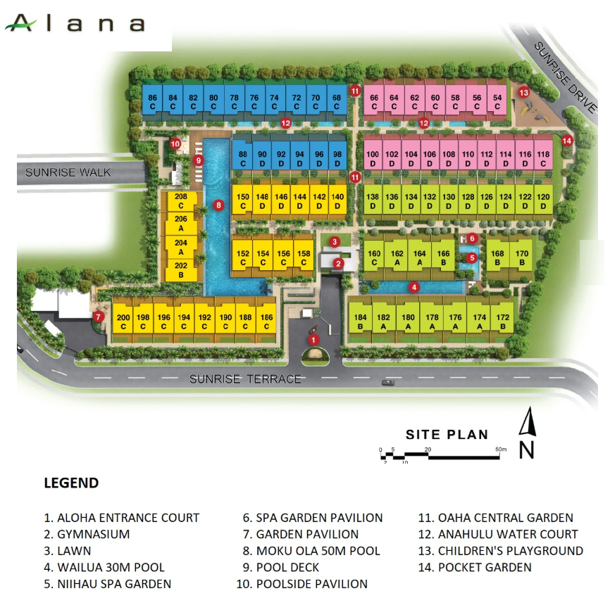 Alana site plan