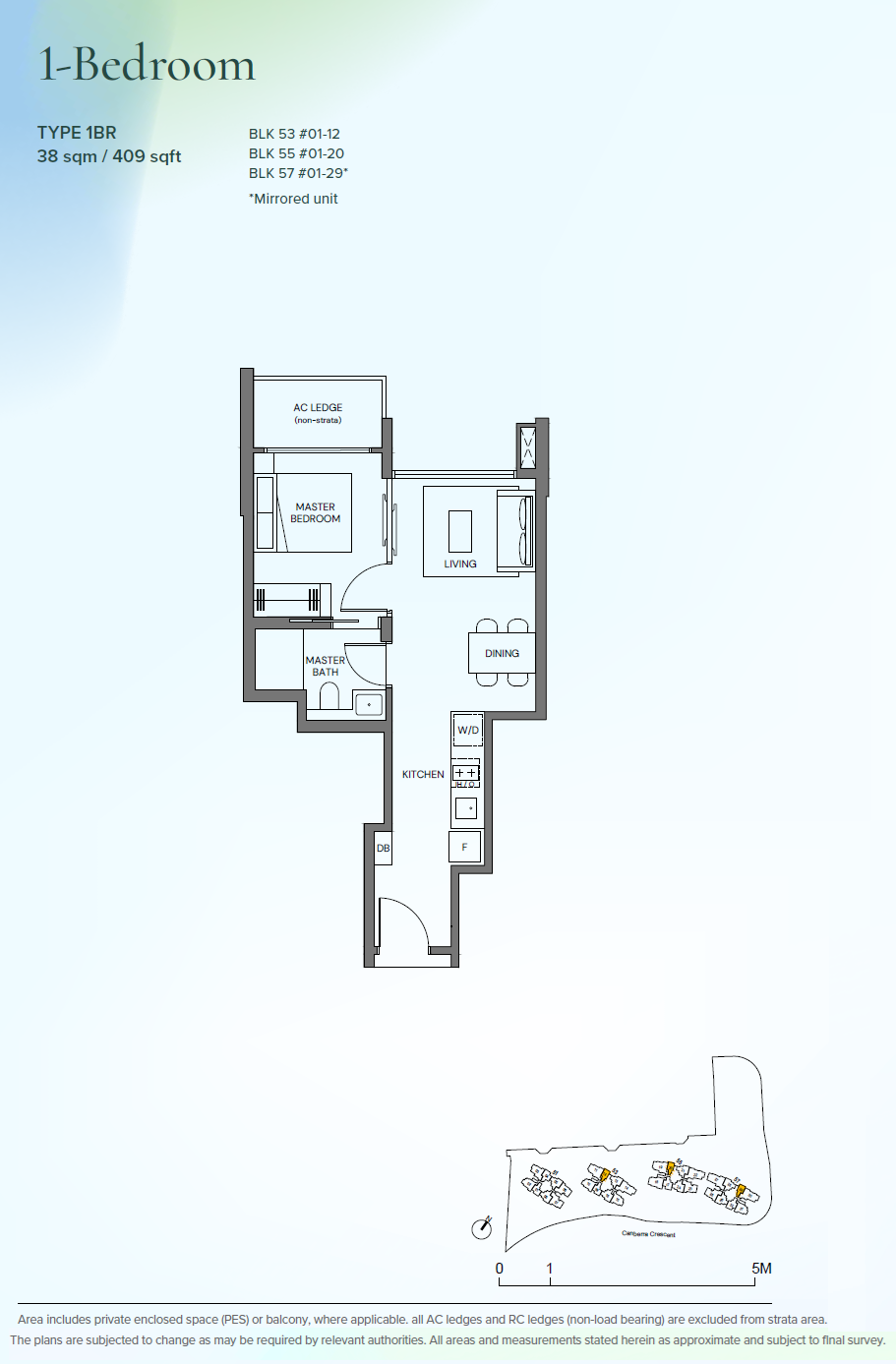 Canberra Crescent Residences floor plan