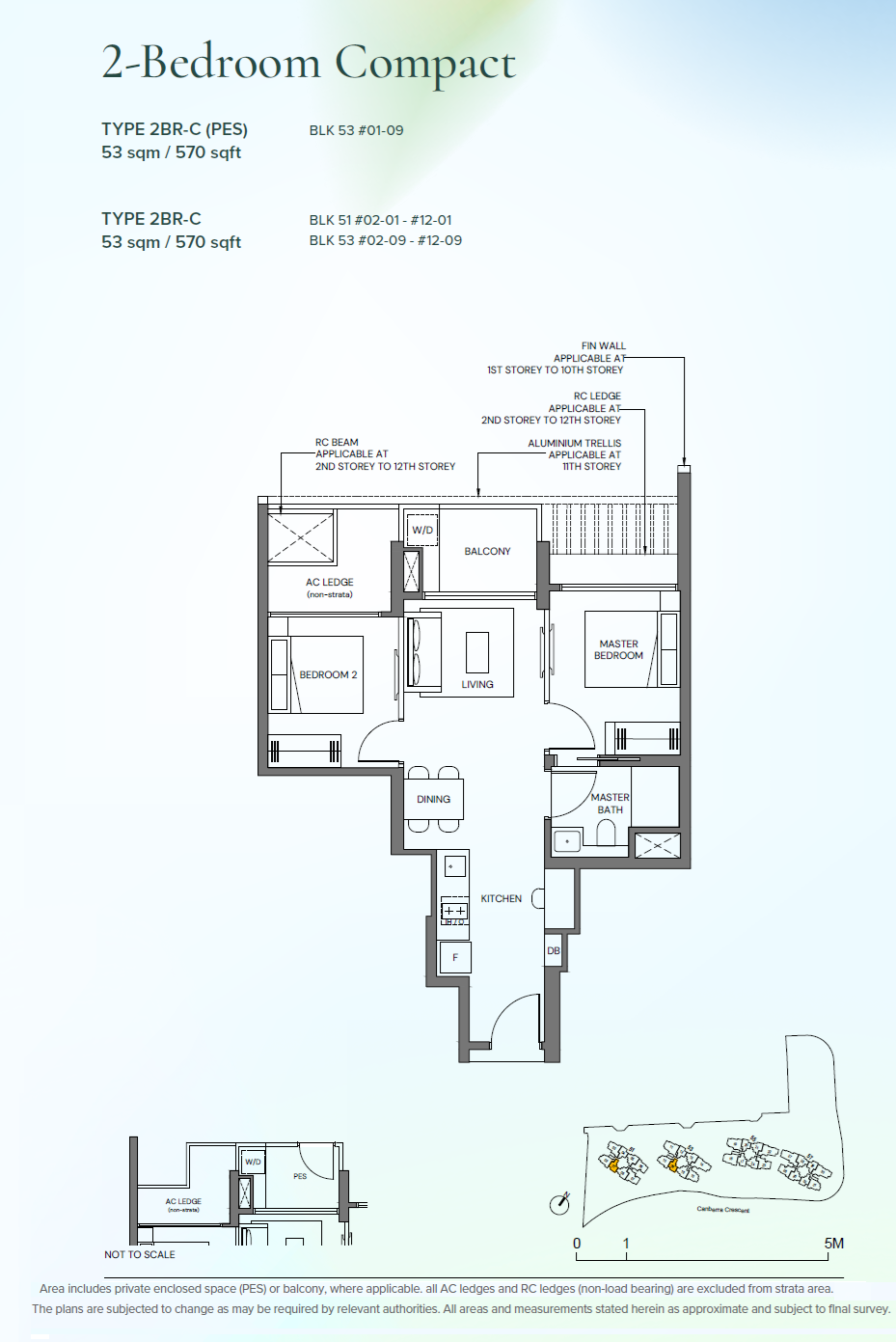 Canberra Crescent Residences floor plan