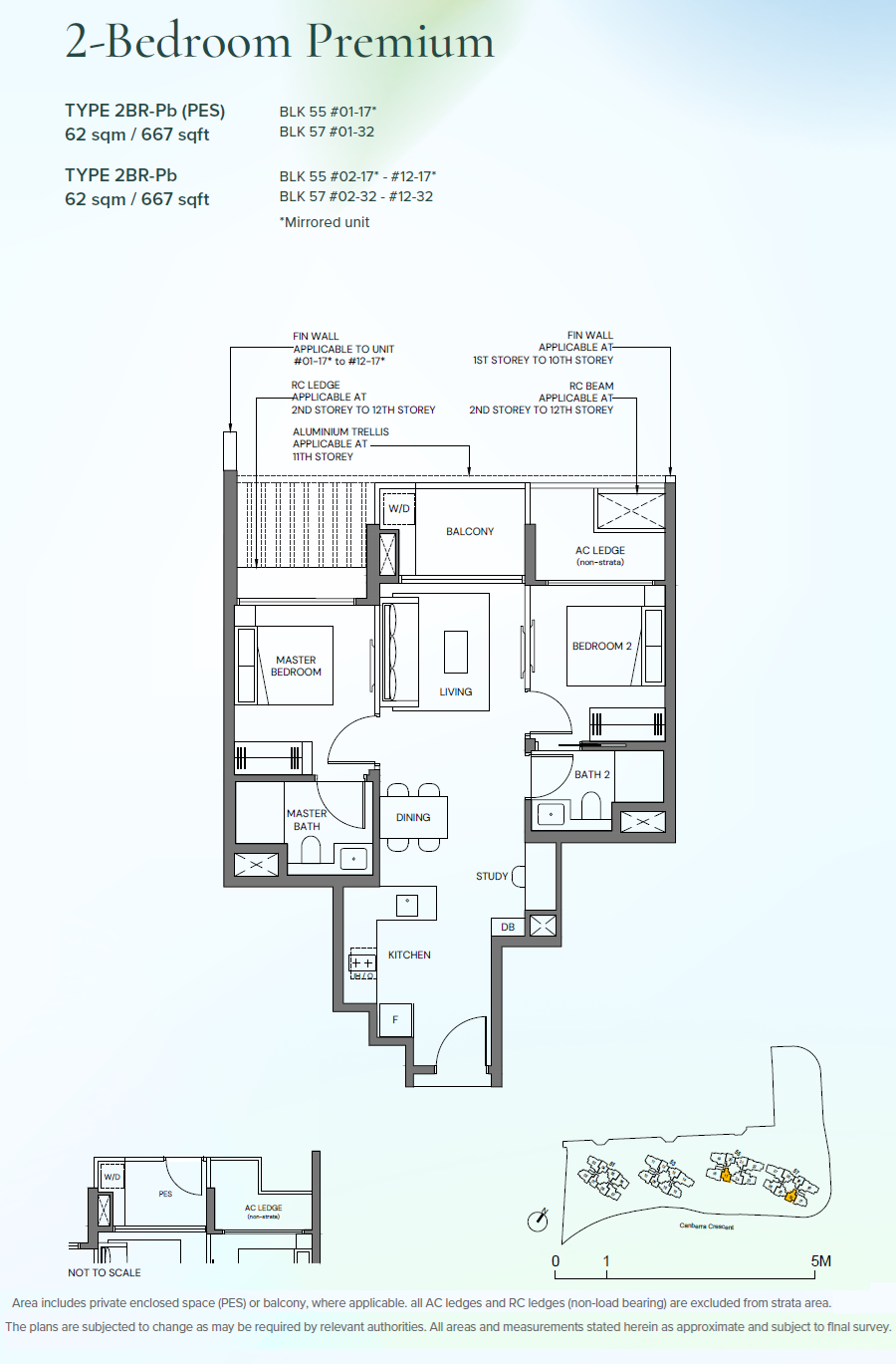 Canberra Crescent Residences floor plan