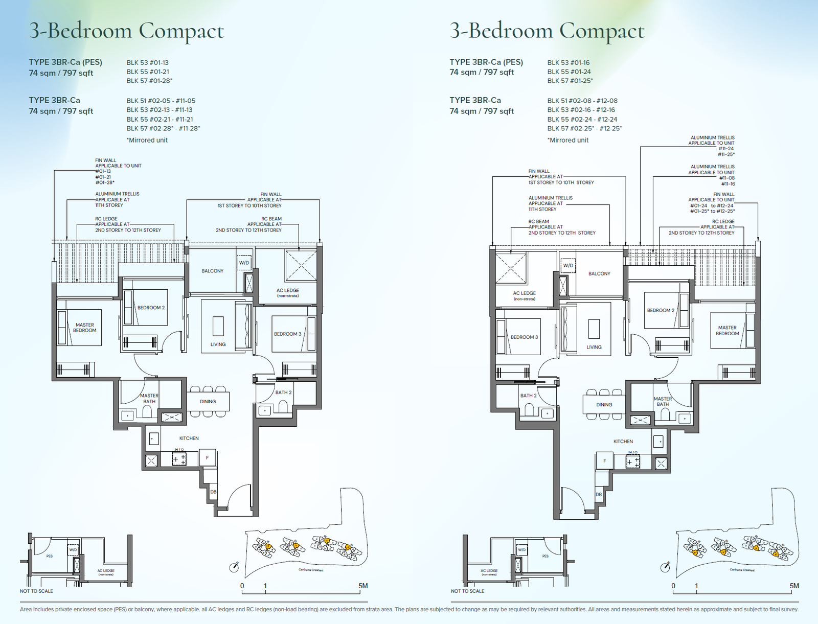 Canberra Crescent Residences floor plan