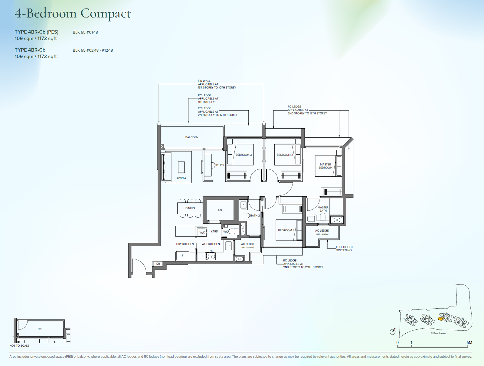Canberra Crescent Residences floor plan