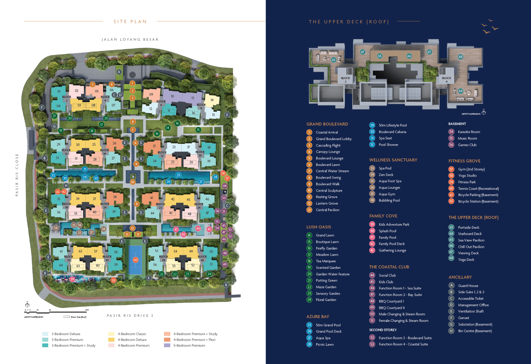 Coastal Cabana site plan