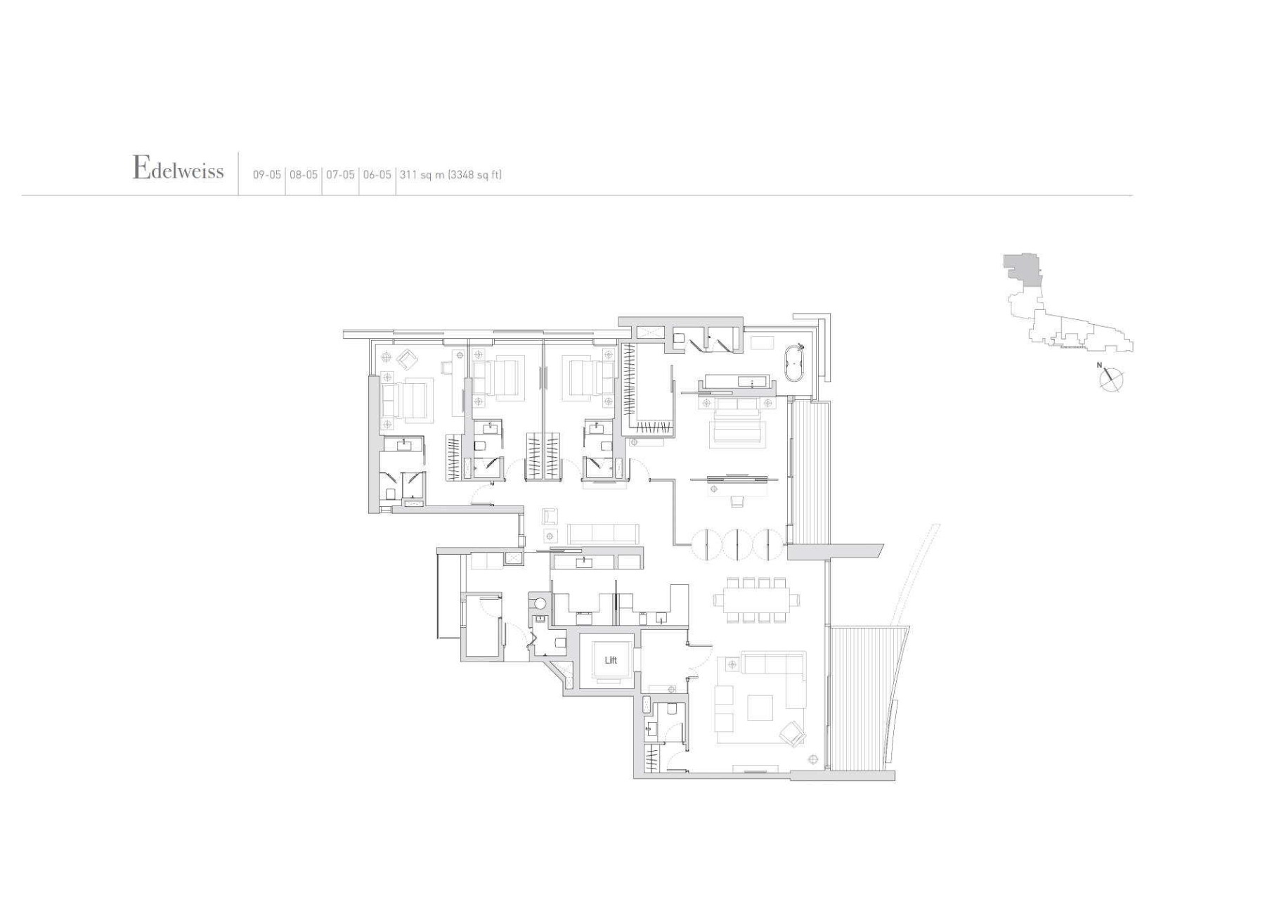 Eden Residences Capitol floor plan