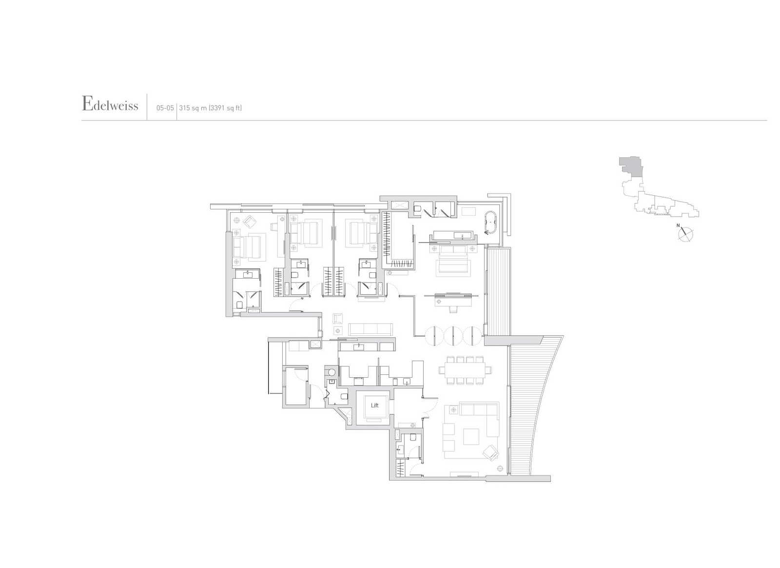 Eden Residences Capitol floor plan