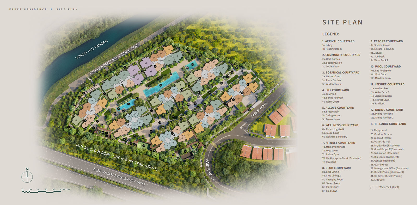 Faber Residence site plan