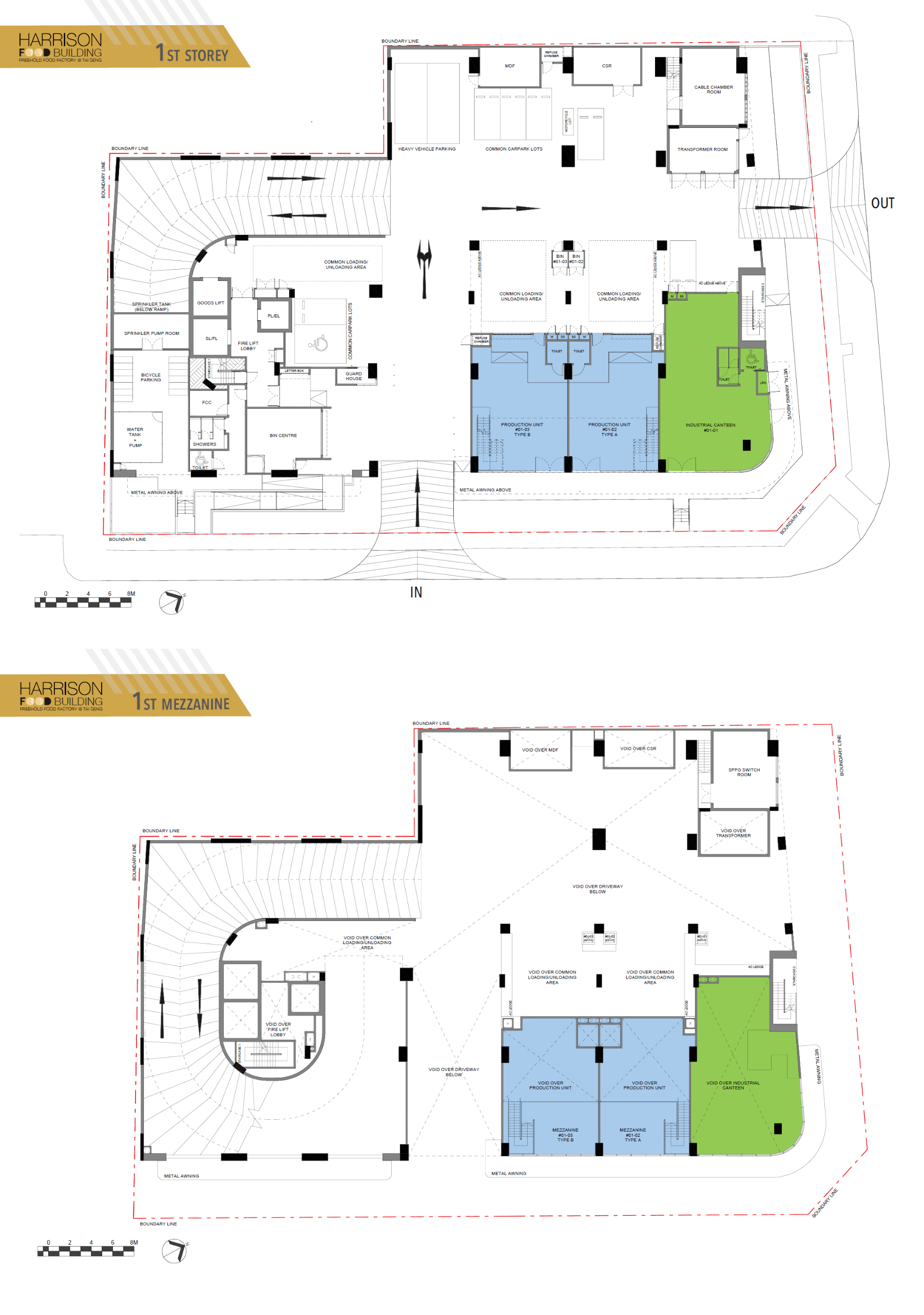 Harrison Food Building floor plan