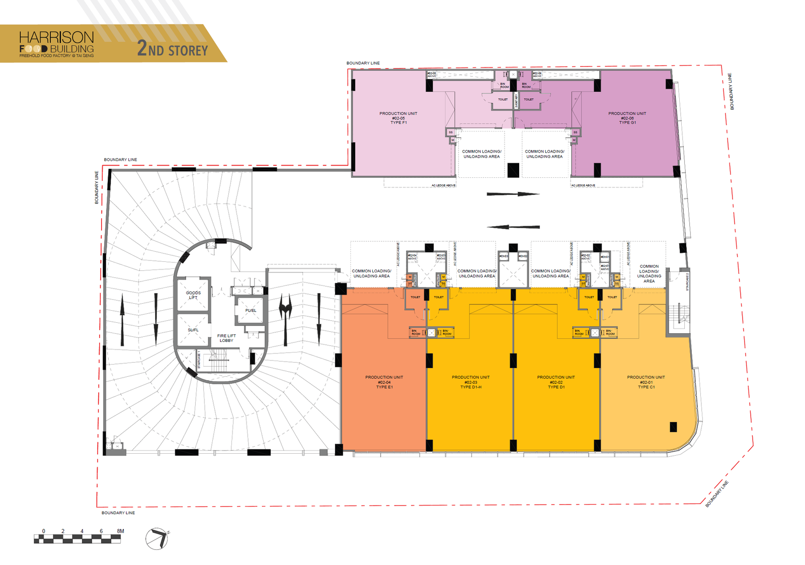 Harrison Food Building floor plan