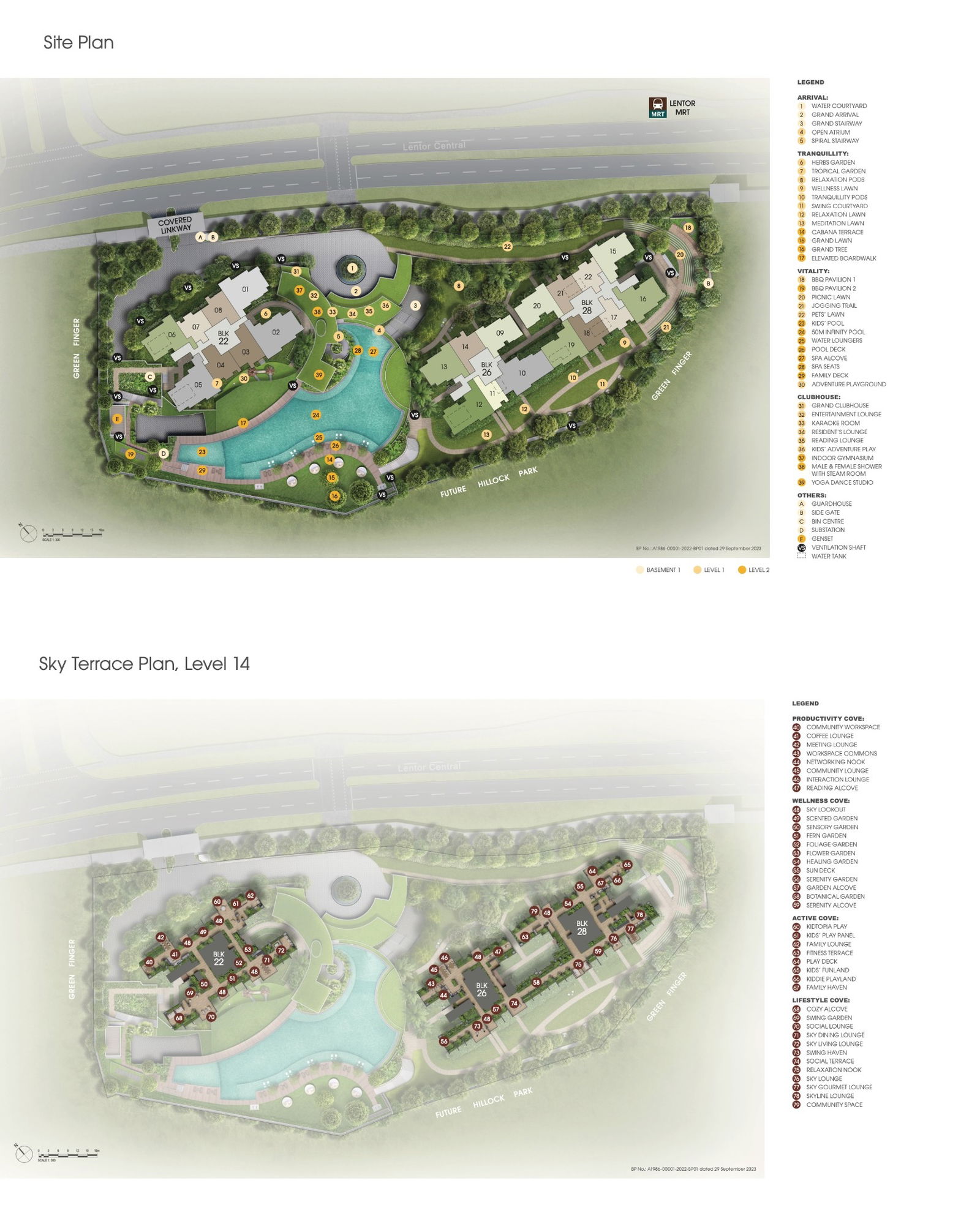 Hillock Green site plan