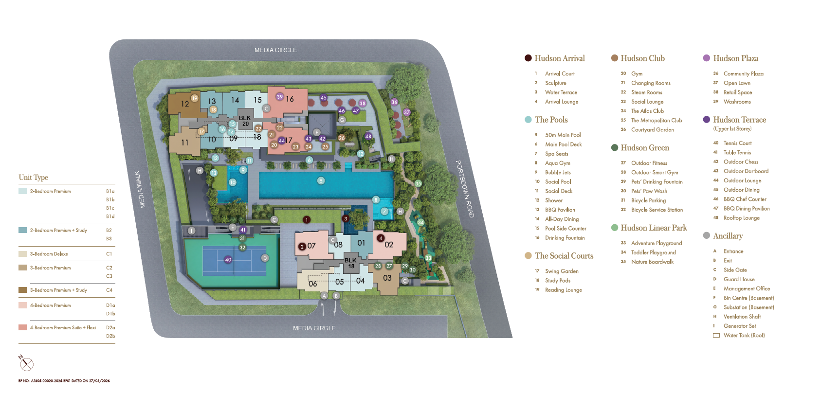 Hudson Place Residences site plan