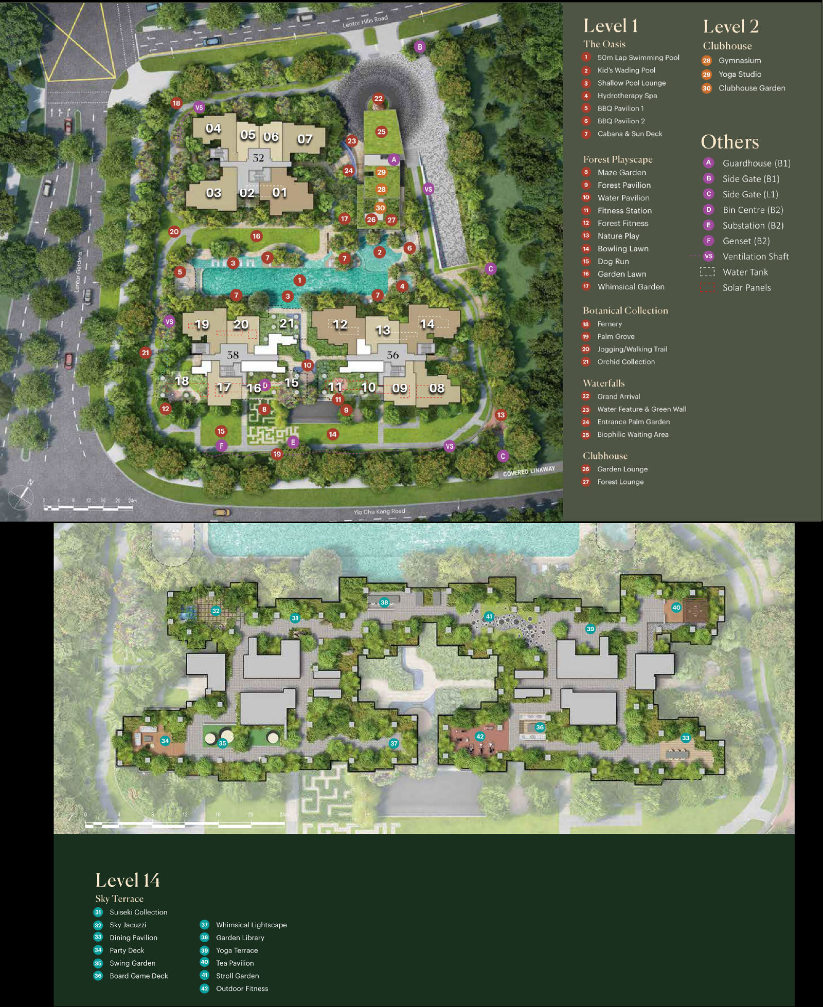 Lentoria site plan