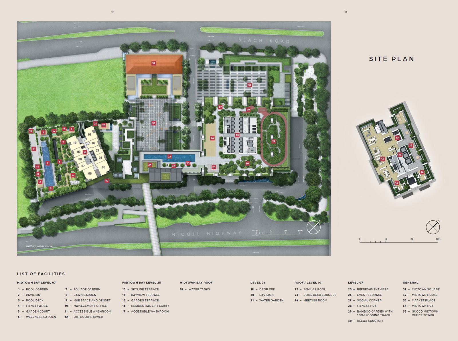 Midtown Bay site plan