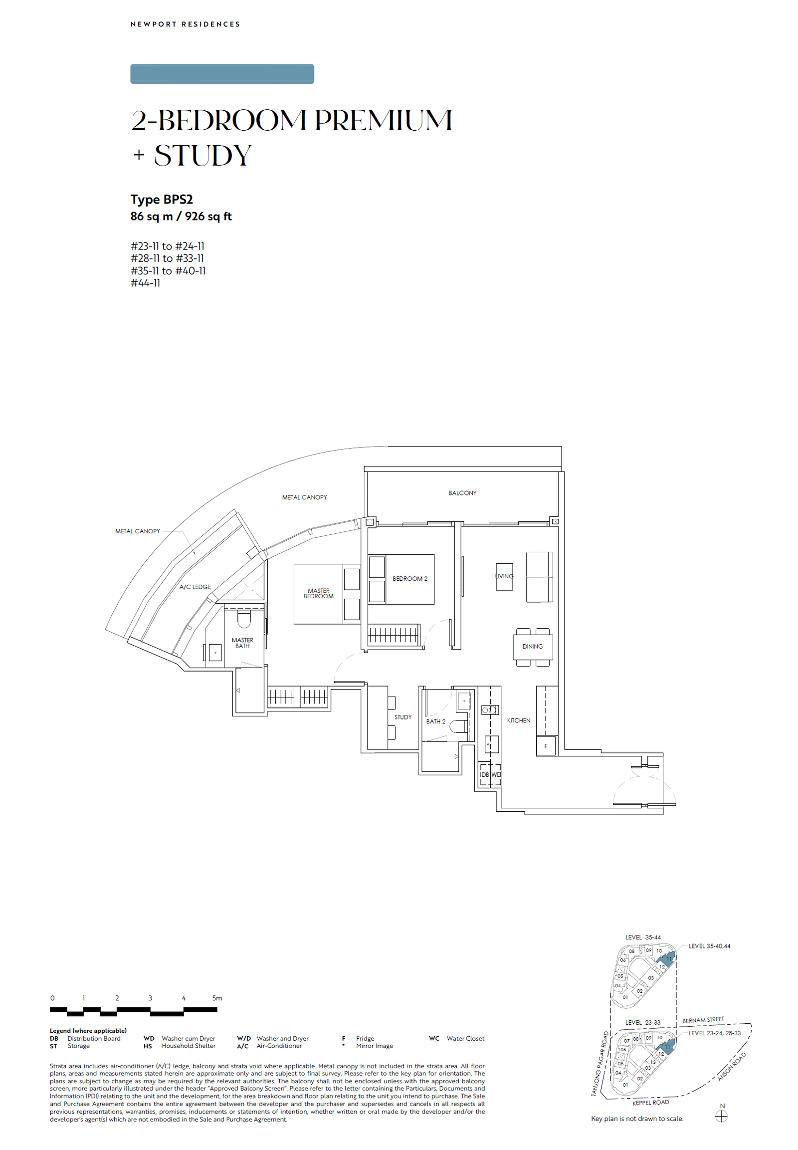 Newport Residences floor plan