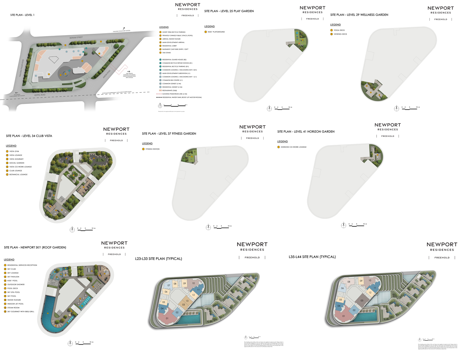 Newport Residences site plan
