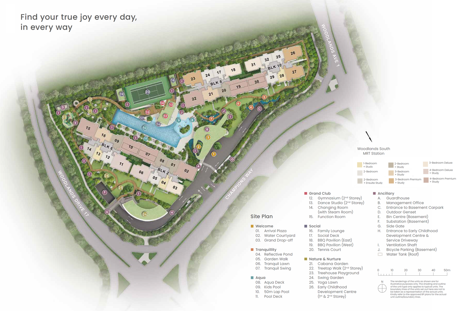 Norwood Grand site plan