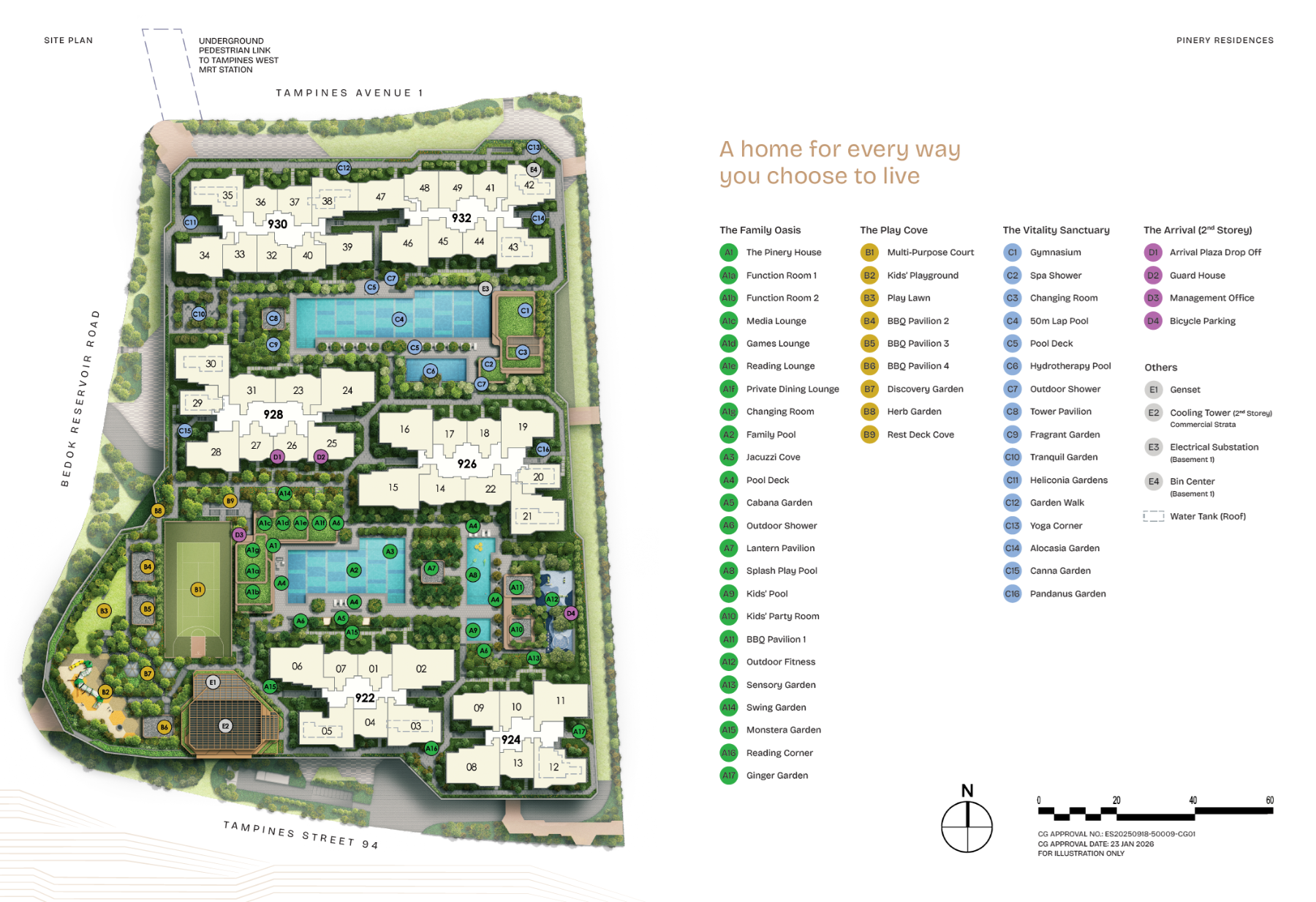 Pinery Residences site plan