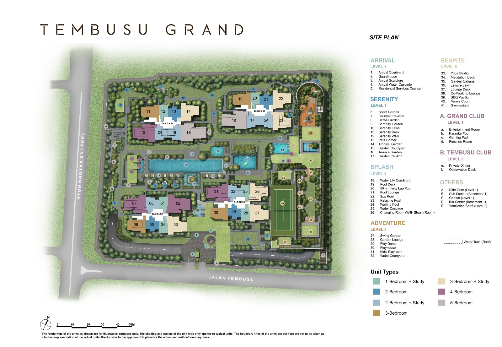Tembusu Grand site plan
