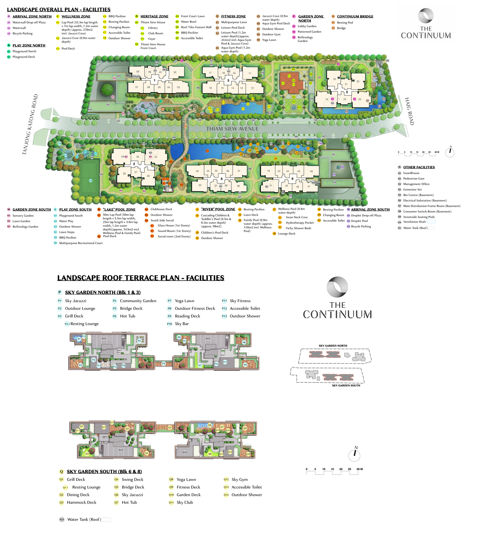 The Continuum site plan