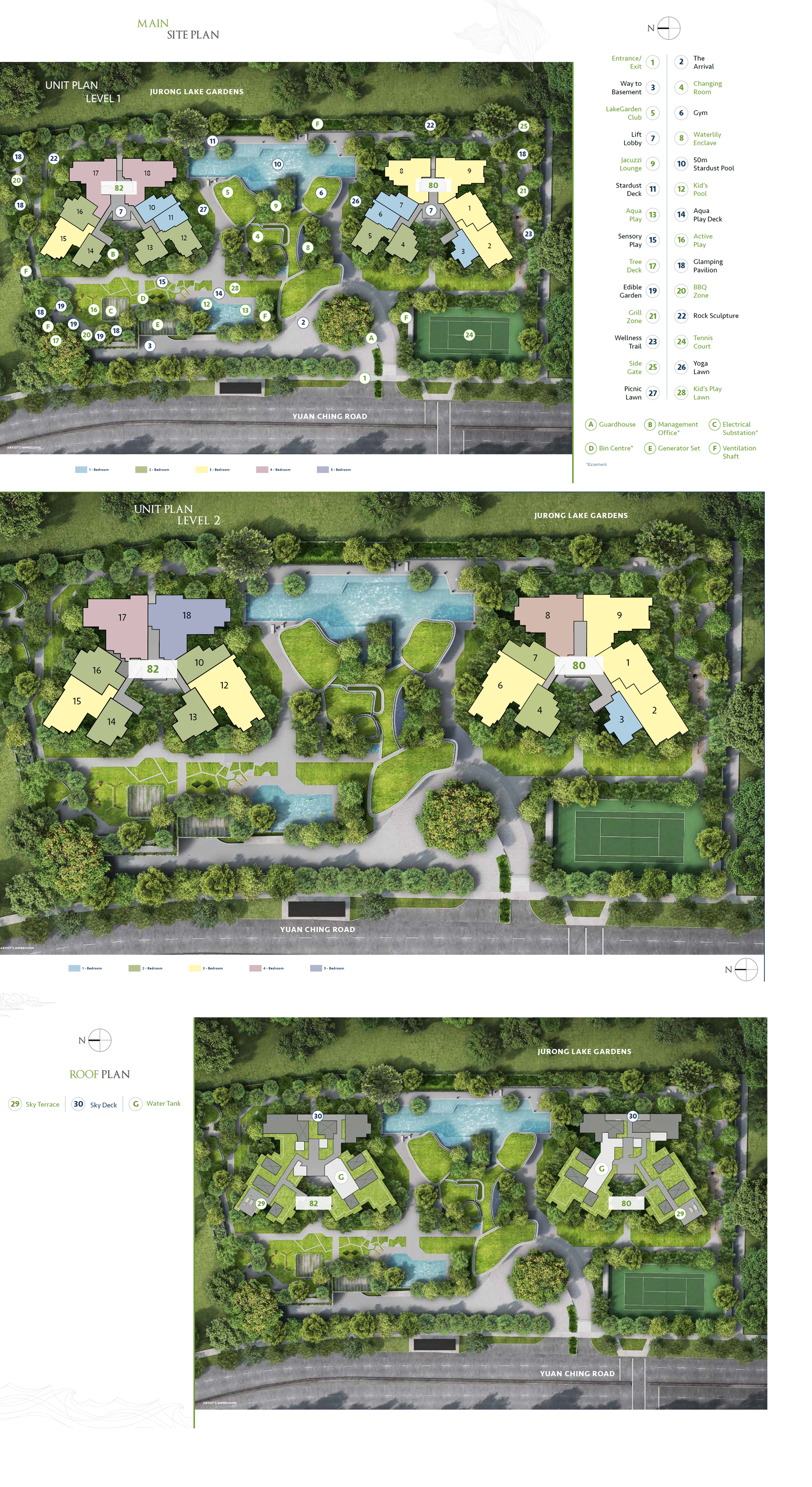 The LakeGarden Residences site plan