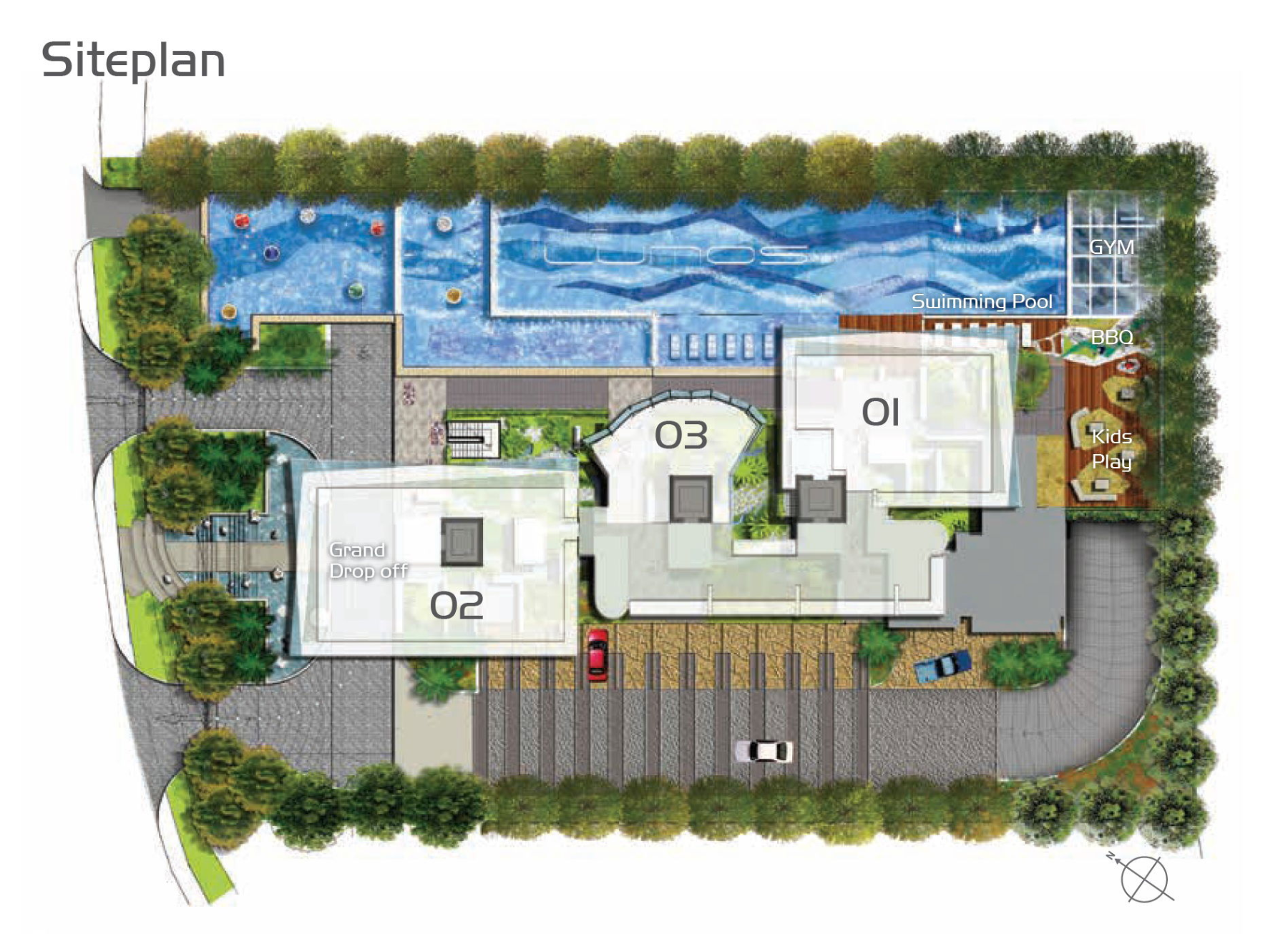 The Lumos site plan