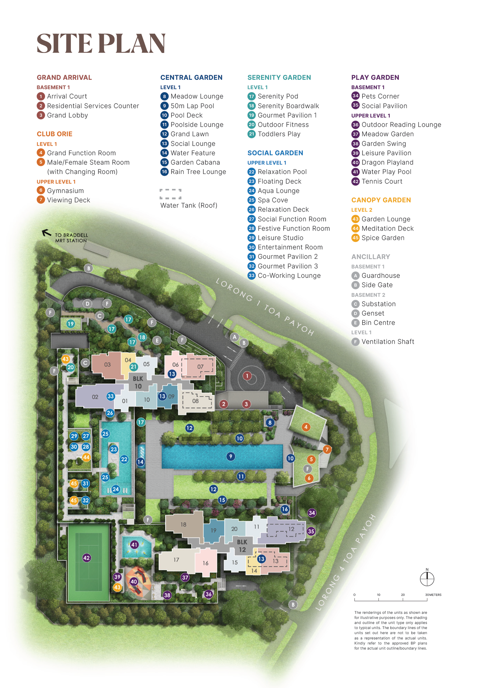 The Orie site plan