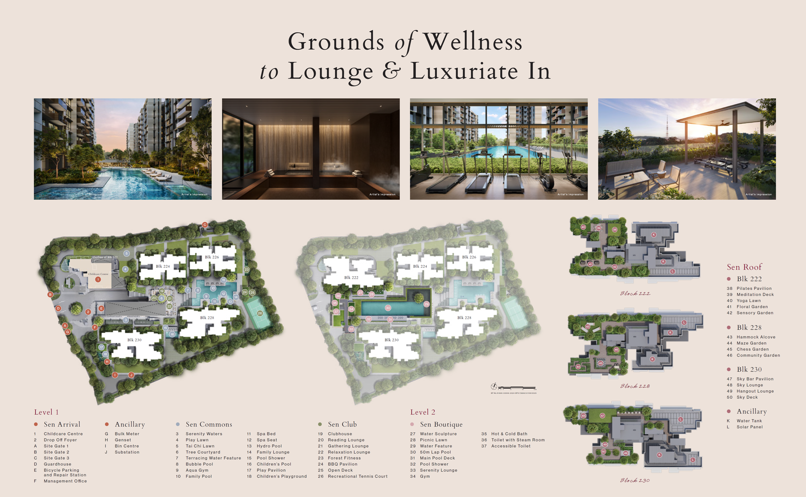 The Sen site plan