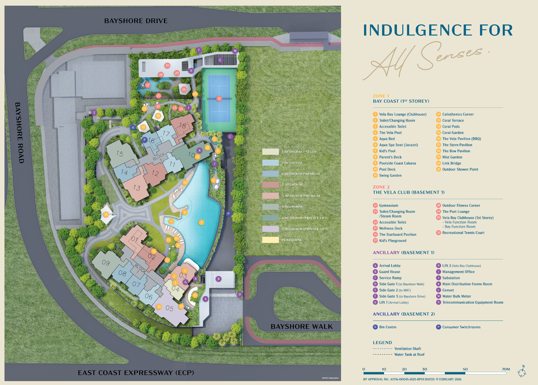 Vela Bay site plan